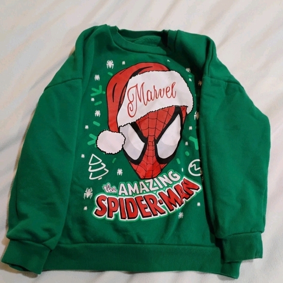 Marvel Green Amazing Spider-Man Festive Sweatshirt - Picture 2 of 7